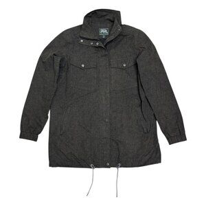 ROOTS Forest Green Light Windbreaker Designer Jacket Mens Medium